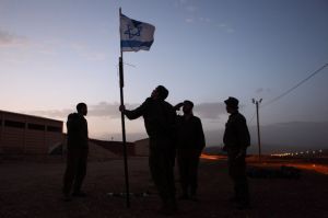Israeli soldiers in Jordan Valley