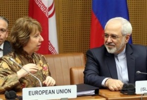 Ashton and Iranian Foreign Minister