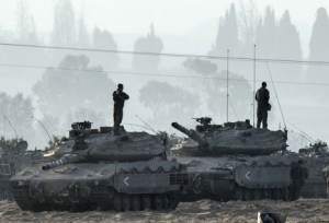 IDF tanks on border