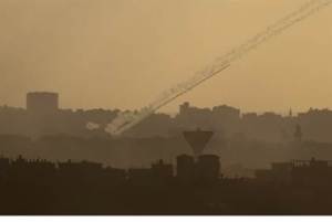 Rocket barrage from Gaza