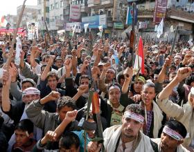 Houthi rally