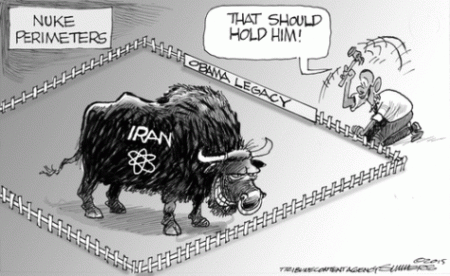 Iran fenced in