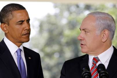 President Barack Obama and Israeli Prime Minister Benjamin Netanyahu appeared at a news conference at the White House on Sept. 10, 2010, a time when both countries began to split over the best means to keep Iran from an atomic bomb.    