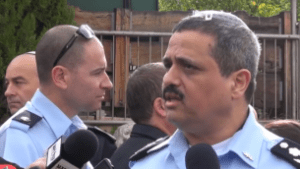Israel Police Commissioner Roni Alsheich speaks with reporters during a press conference in the northern Israeli city of Carmiel on January 5, 2016. (Screen capture: Israel Police)