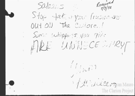 1992 complaint about unnecessary whippings Watermarked