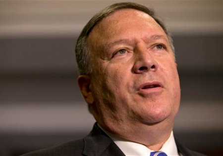 FILE - In this Oct. 16, 2015, photo, Rep. Mike Pompeo, R-Kansas, speaks to the media on Capitol Hill in Washington. Pompeo is a member of the House Select Committee on Benghazi. The third-term Kansas congressman is a member of the House Intelligence committee. Before he was appointed to the Benghazi panel, he said he believed the American people were misled by the White House and intelligence was withheld from the public. (AP Photo/Jacquelyn Martin)