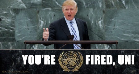 Trump fire UN