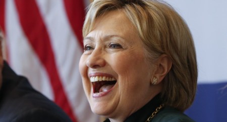 Laughing Hillary