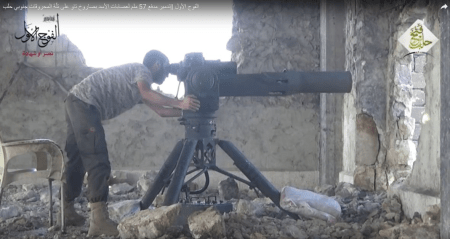 Aleppo_Rebels_ATGM-firings