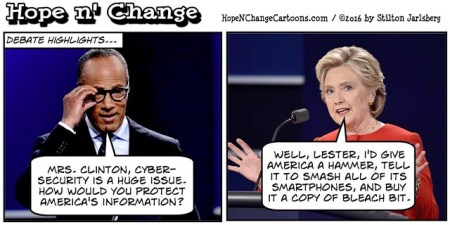 "Then I'd tell America to plead the Fifth Amendment."