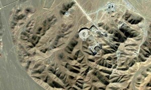 Satellite view of the Fordo facility near Qom, Iran. Photo: DigitalGlobe.