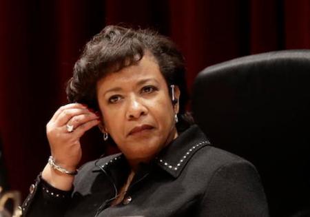 US attorney general, Loretta E. Lynch attends a conference on organised crime in Rome, Thursday, Oct. 20, 2016. (AP Photo/Gregorio Borgia)