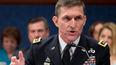 April 11, 2013: Defense Intelligence Agency Director, Lt. Gen. Michael Flynn testifies on Capitol Hill in Washington.