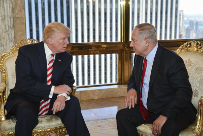 Prime Minister Benjamin Netanyahu meets with Republican Presidential candidate, Donald Trump, in New York, on September 25, 2016. Photo by Kobi Gideon/GPO *** Local Caption *** ??? ?????? ?????? ?????? ???? ?? ????? ?????????? ? ?????? ????? ?????, ????? ????? ? ??? ???? ?????