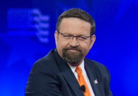 Sean Hannity, Sebastian Gorka during the Conservative Political Action Conference at the Gaylord National Resort and Convention Center February 23, 2017 in National Harbor, Maryland. Hosted by the American Conservative Union, CPAC is an annual gathering of right wing politicians, commentators and their supporters. (Photo by Zach D Roberts/NurPhoto) *** Please Use Credit from Credit Field ***(Sipa via AP Images)