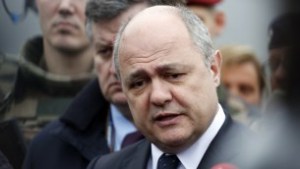 French Interior Minister Bruno Le Roux speaks to the press on March 18, 2017 at Paris' Orly airport following the shooting of a man by French security forces after tried to grab a soldier's weapon. (AFP PHOTO / Benjamin CREMEL)