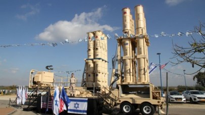 The Arrow 3 missile defense system that was delivered to the Israeli Air Force on January 18, 2017. (Defense Ministry)