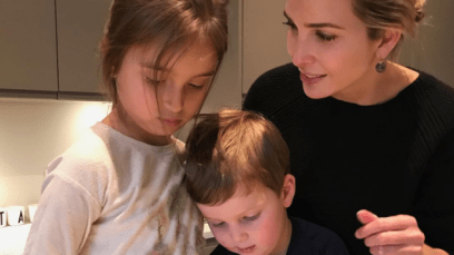 Ivanka Trump and children bake for Purim, March 9, 2017 (Twitter)