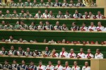 Iranian soldiers attend the swearing-in ceremony for Iranian president Hassan Rouhani for a further term, at the parliament in&nbsp;Tehran