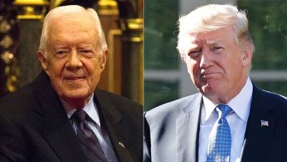 Former President Jimmy Carter says the media have been tougher on President Trump than any other president he can remember.