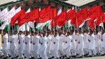 Members of Iranian armed forces march during a parade in&nbsp;Tehran