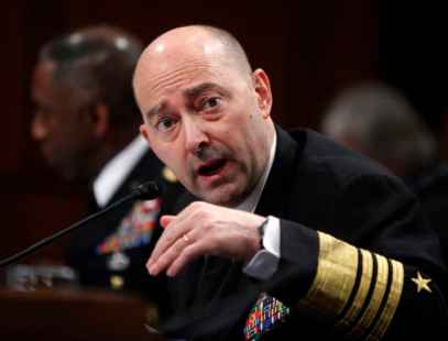 James Stavridis testifies to Capitol Hill in Washington March 9, 2017 (AP)