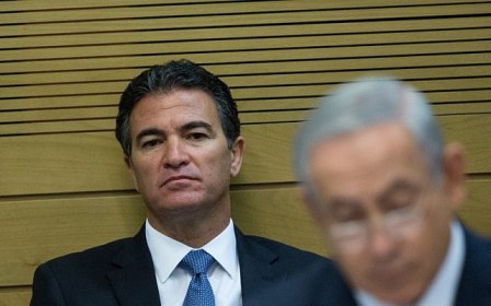 Yossi Cohen, the head of the Mossad, is seen in a committee meeting at the Israeli parliament on December 8, 2015. (Yonatan Sindel/Flash90)