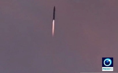 Iran showed footage on Saturday, September 23, 2017, of a missile test (Screenshot/PressTV)