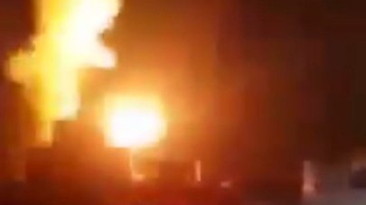 An IAF strike in Gaza, Tuesday night