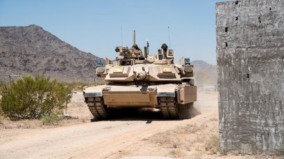 Tank with Trophy system Tank with Trophy system