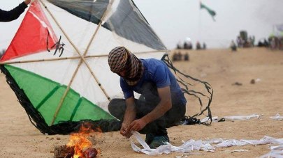 Incendiary kite terrorism  (Photo: AFP)