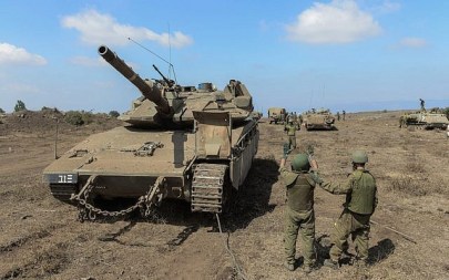 Israeli troops take part in an exercise on the Golan Heights in August 2018. (Israel Defense Forces) Israeli troops take part in an exercise on the Golan Heights in August 2018. (Israel Defense Forces)