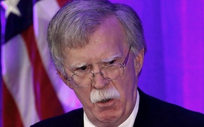 US National Security Adviser John Bolton speaks at a Federalist Society luncheon at the Mayflower Hotel September 10, 2018 in Washington, DC. (Win McNamee/Getty Images/AFP)