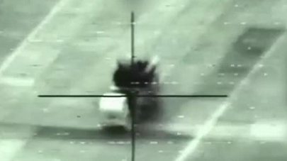IAF attack on Syrian base (Photo: IDF Spokesperson's Unit)