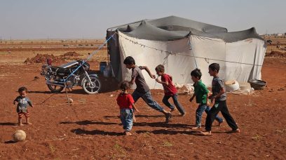 Refugee children in Idlib  (Photo: AFP)
