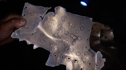 Shrapnel from missile following attack on Latakia