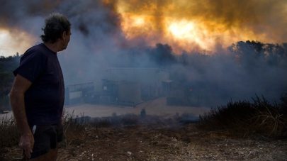Fire in the Gaza border region (Photo: AP)