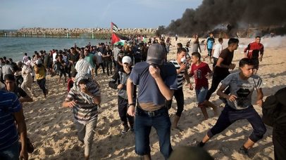 Gaza border riots (Photo: AP)