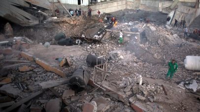 Destruction of Hamas headquarters in Gaza after IAF attack (Photo: AP)
