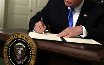 Trump signing proclamation