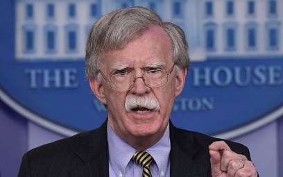 National Security Adviser John Bolton speaks during a briefing at the White House in Washington, Wednesday, Oct. 3, 2018. (AP Photo/Susan Walsh)