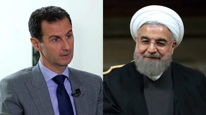 Syrian President Assad and Iranian President Rouhani (Photos: AP, EPA) Syrian President Assad and Iranian President Rouhani (Photos: AP, EPA)