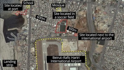 Satellit images of Hezbollah missile factory (Photo: IDF Spokesperson's Unit)