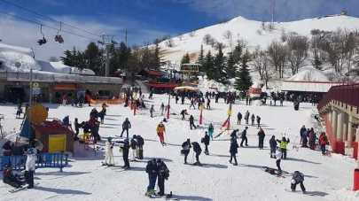 Tourists at the Mt. Hermon ski resort (Photo: Mt. Hermon management)