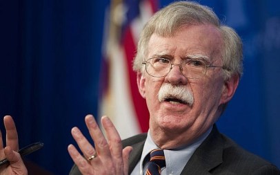 US National Security Advisor John Bolton unveils the Trump administration's Africa Strategy at the Heritage Foundation in Washington, December 13, 2018 (AP Photo/Cliff Owen)