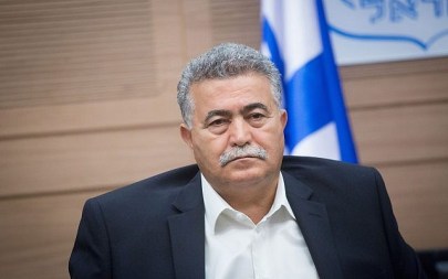 MK Amir Peretz attends a Defense and Foreign Affairs Committee meeting at the Knesset, October 22, 2018. (Miriam Alster/Flash90)