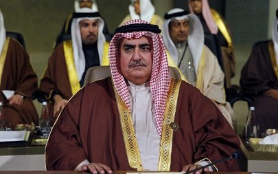 Bahraini Foreign Minister Khalid bin Ahmed al-Khalifa, attends the Arab Economic and Social Development Summit, in Beirut, Lebanon, Sunday, Jan. 20, 2019. (AP Photo/Bilal Hussein) Bahraini Foreign Minister Khalid bin Ahmed al-Khalifa, attends the Arab Economic and Social Development Summit, in Beirut, Lebanon, Sunday, Jan. 20, 2019. (AP Photo/Bilal Hussein)