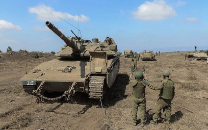 Israeli troops take part in an exercise on the Golan Heights in August 2018. (Israel Defense Forces)