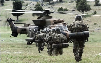 Illustrative - Turkish soldiers on a training exercise. (Turkish Land Forces Command)