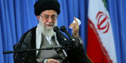 Iranian Supreme Leader Ayatollah Ali Khamenei speaks during a ceremony in Tehran, Iran, 17 August 2015. | Archives: EPA Iran’s supreme leader says ‘there will be no war with US,’ vows to withstand pressure